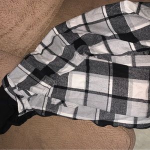 A black & white flannel